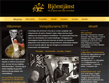 Tablet Screenshot of bjorntjanst.com